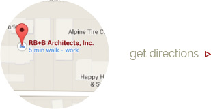 Get-directions - RB+B Architects